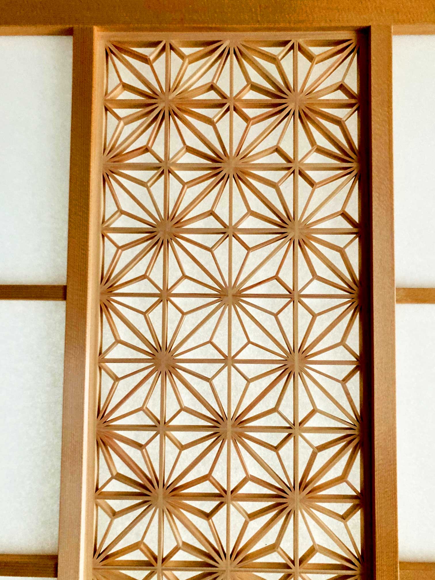 麻の葉入大阪障子